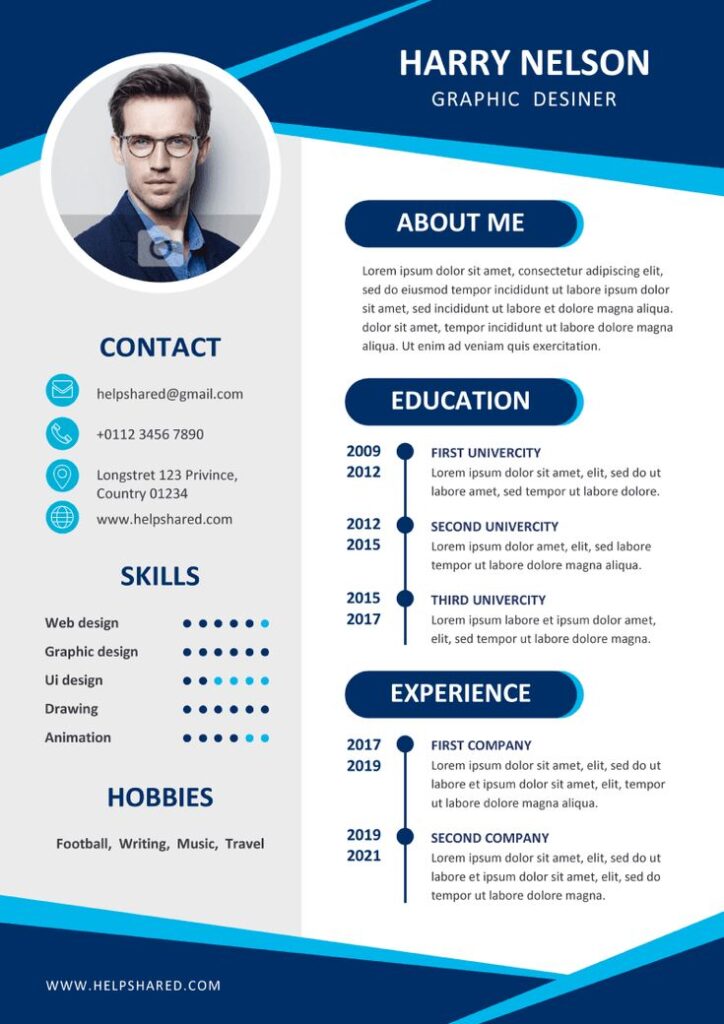 cv-template design